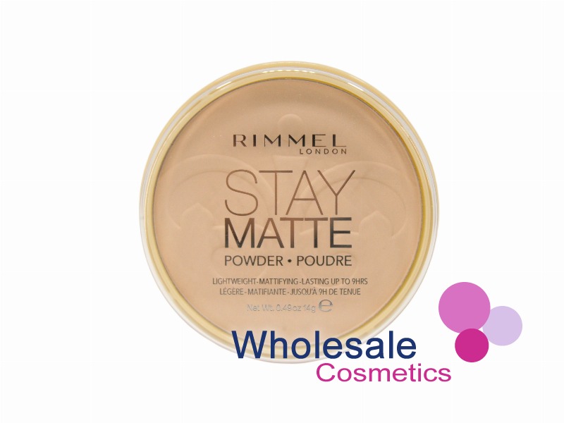 6 x Rimmel Stay Matte Pressed Powder Foundation - 003 PEACH GLOW